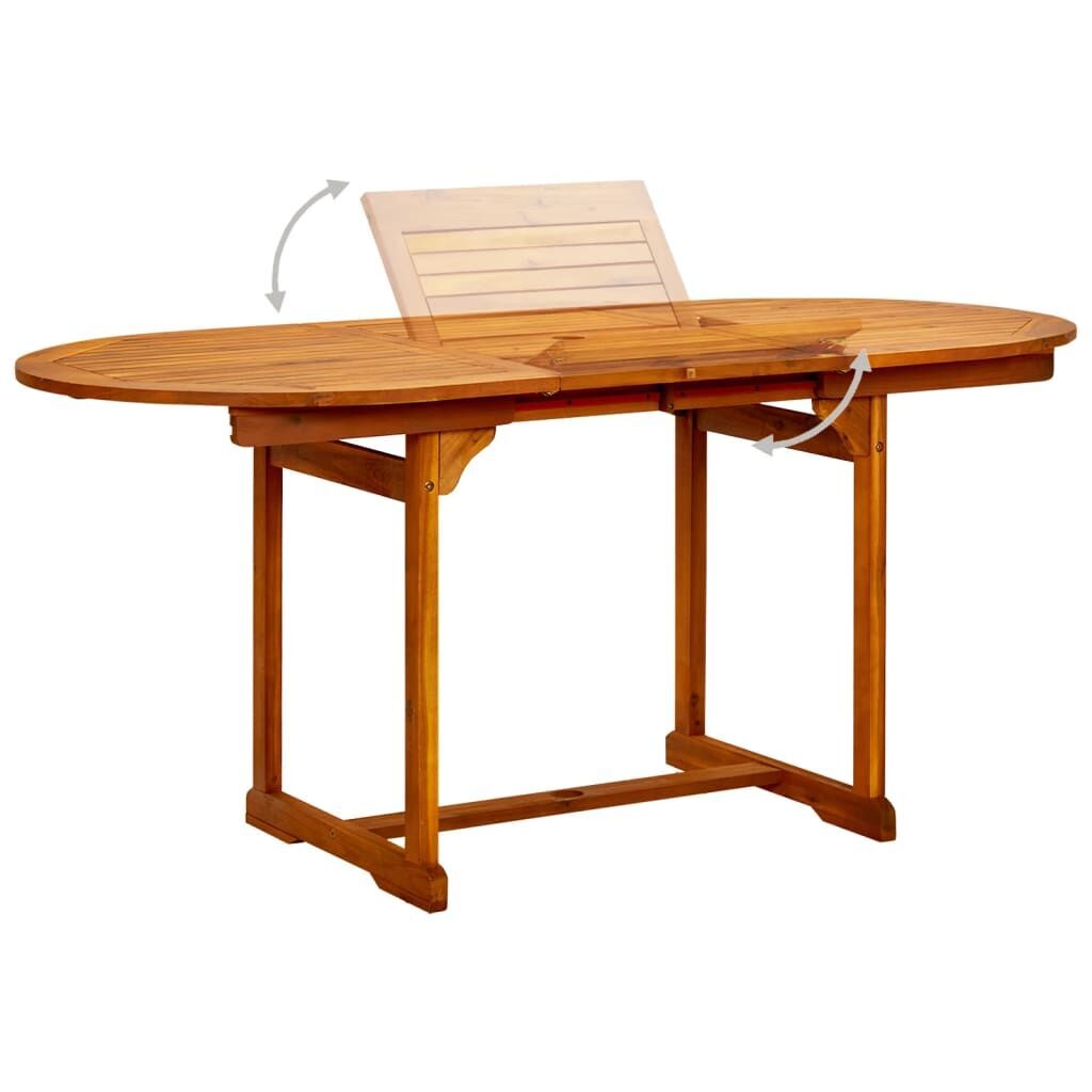 5 Piece Garden Dining Set Solid Wood Acacia Price