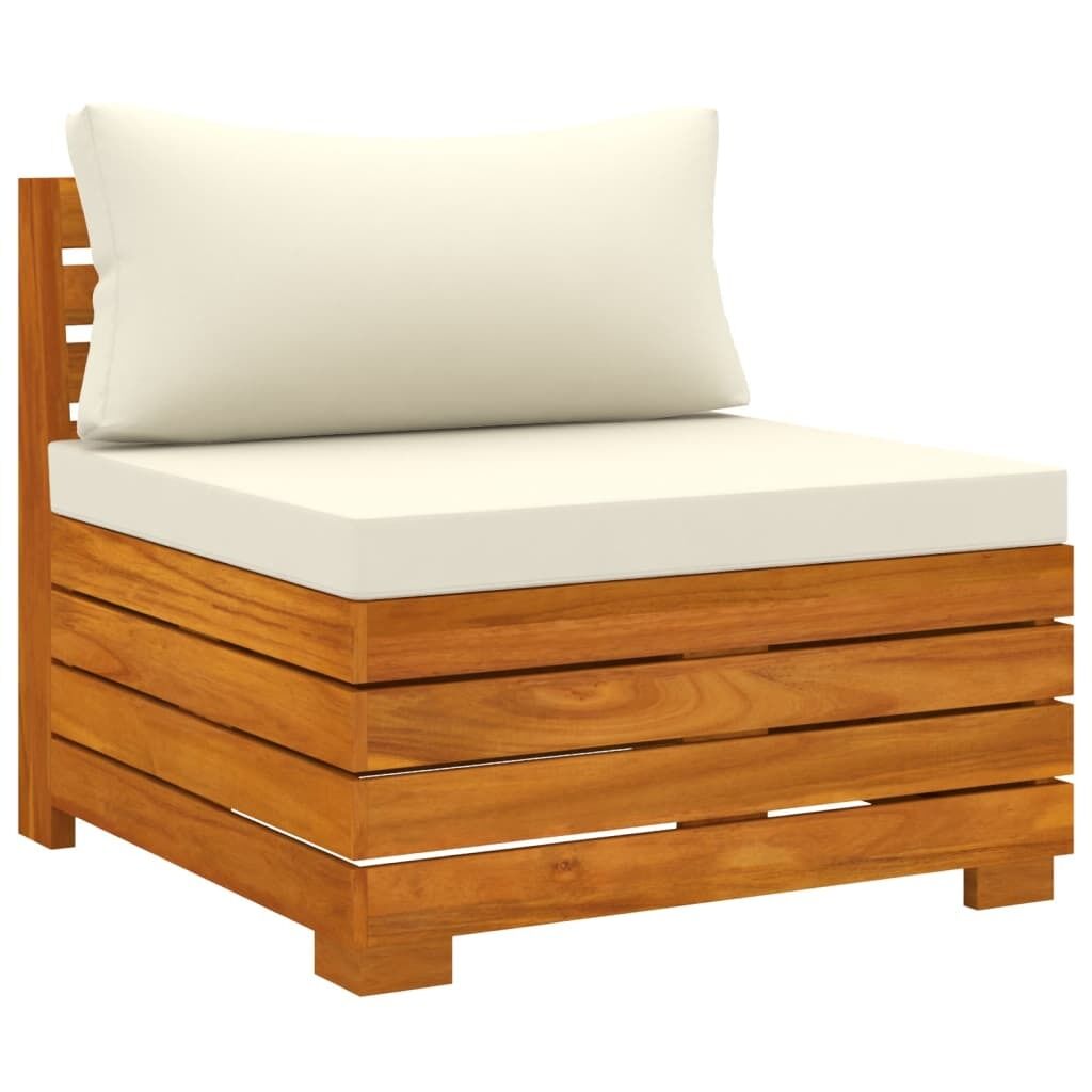 10 Piece Garden Lounge Set with Cushions Solid Wood Acacia Price