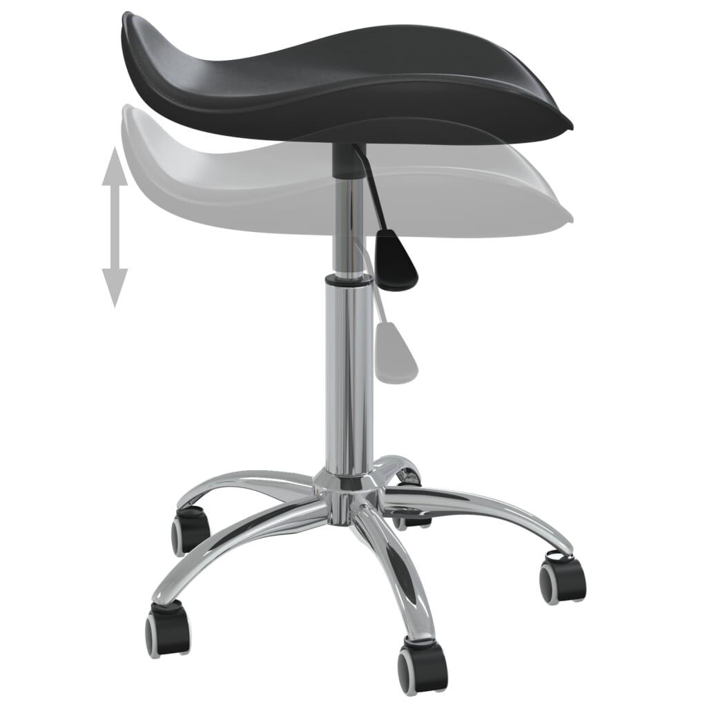 Swivel Dining Chair Black Faux Leather Price