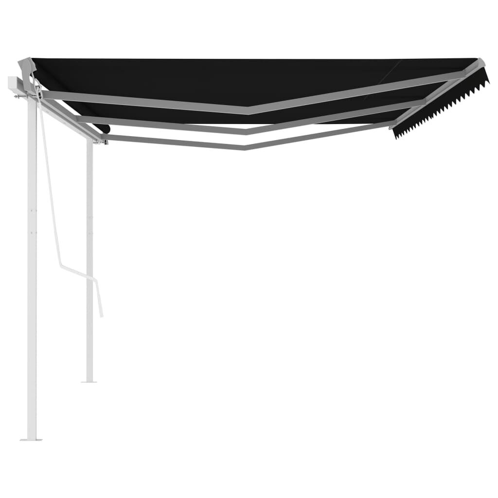 Automatic Retractable Awning with Posts 6x3 m Anthracite Price