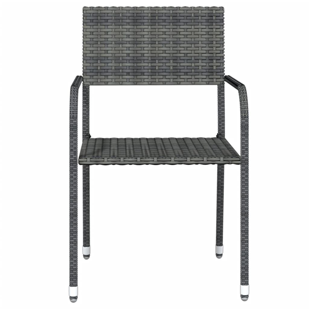 9 Piece Garden Dining Set Grey Price
