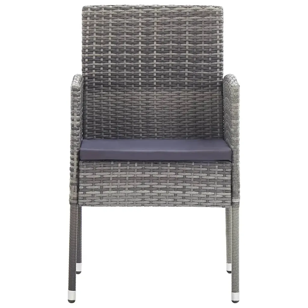 5 Piece Garden Dining Set Anthracite Price