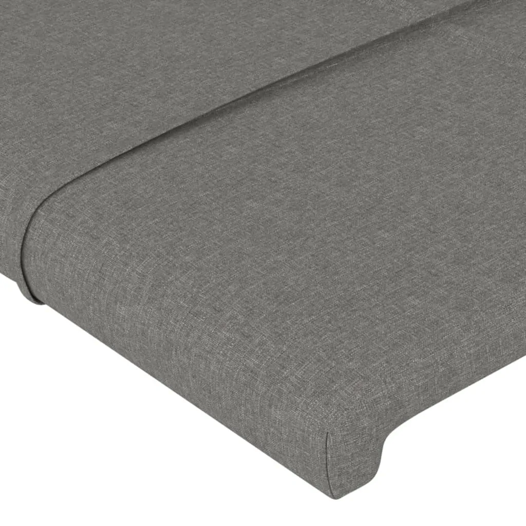 Headboards 4 pcs Dark Grey 100 cm Fabric Price