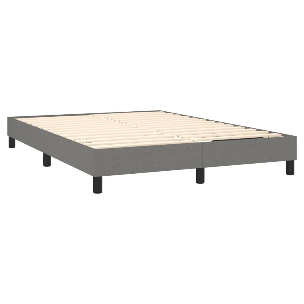 Bed Frame without Mattress Dark Grey Queen Fabric Price