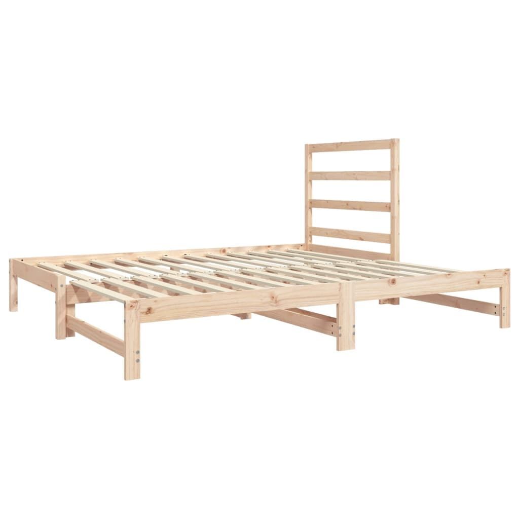 Pull-out Day Bed without Mattress 2x(90x190) cm Price