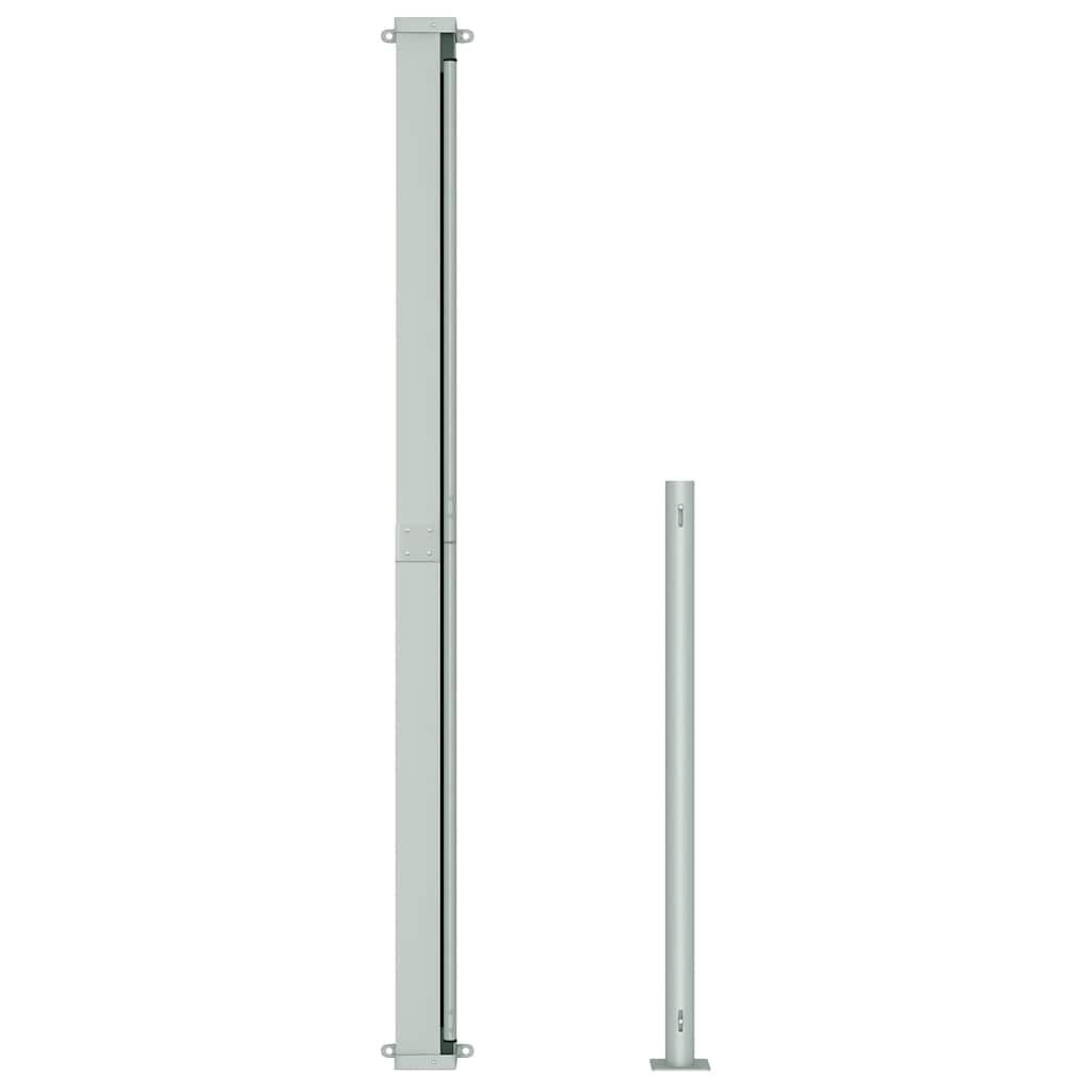 Patio Retractable Side Awning 200x500cm Grey Price