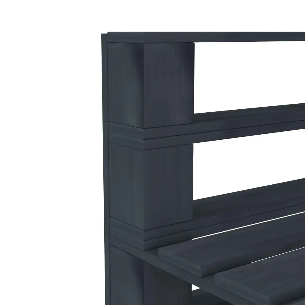 Garden Pallet Middle Sofa Wood Grey Price