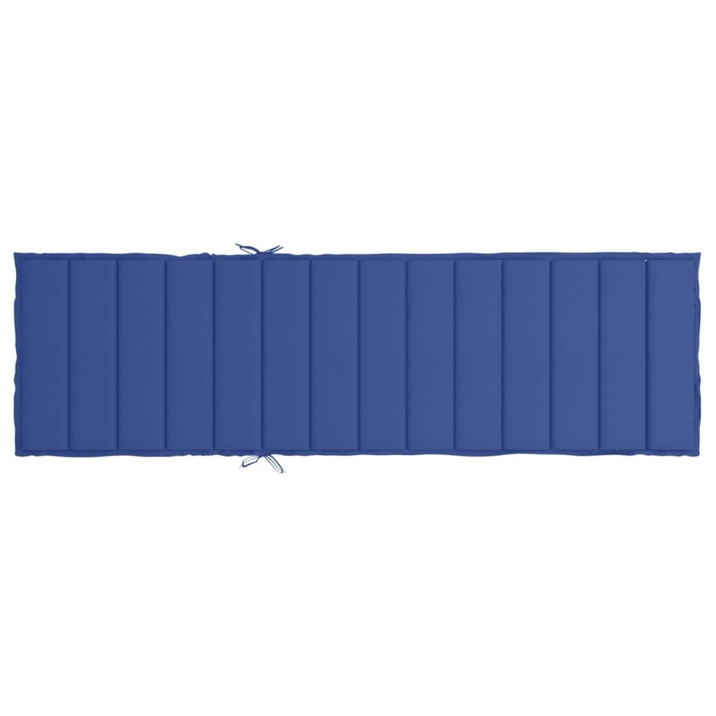 Sun Lounger Cushion Royal Blue 200x50x3cm Oxford Fabric Price