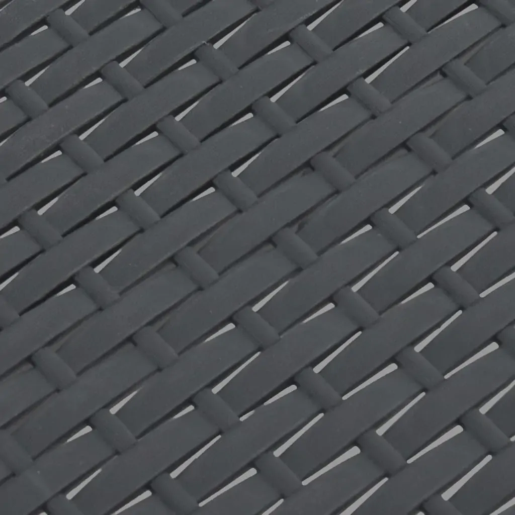 Garden Table Anthracite 58x58x41 cm PP Rattan Price