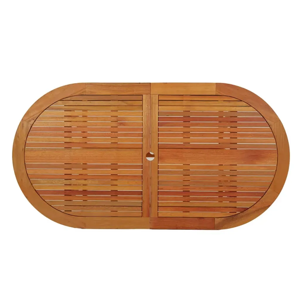 Garden Table 160x85x75 cm Solid Wood Eucalyptus Price