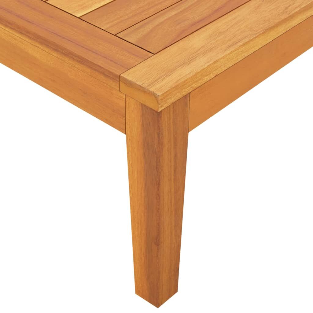Garden Table 64x64x29 cm Solid Acacia Wood Price