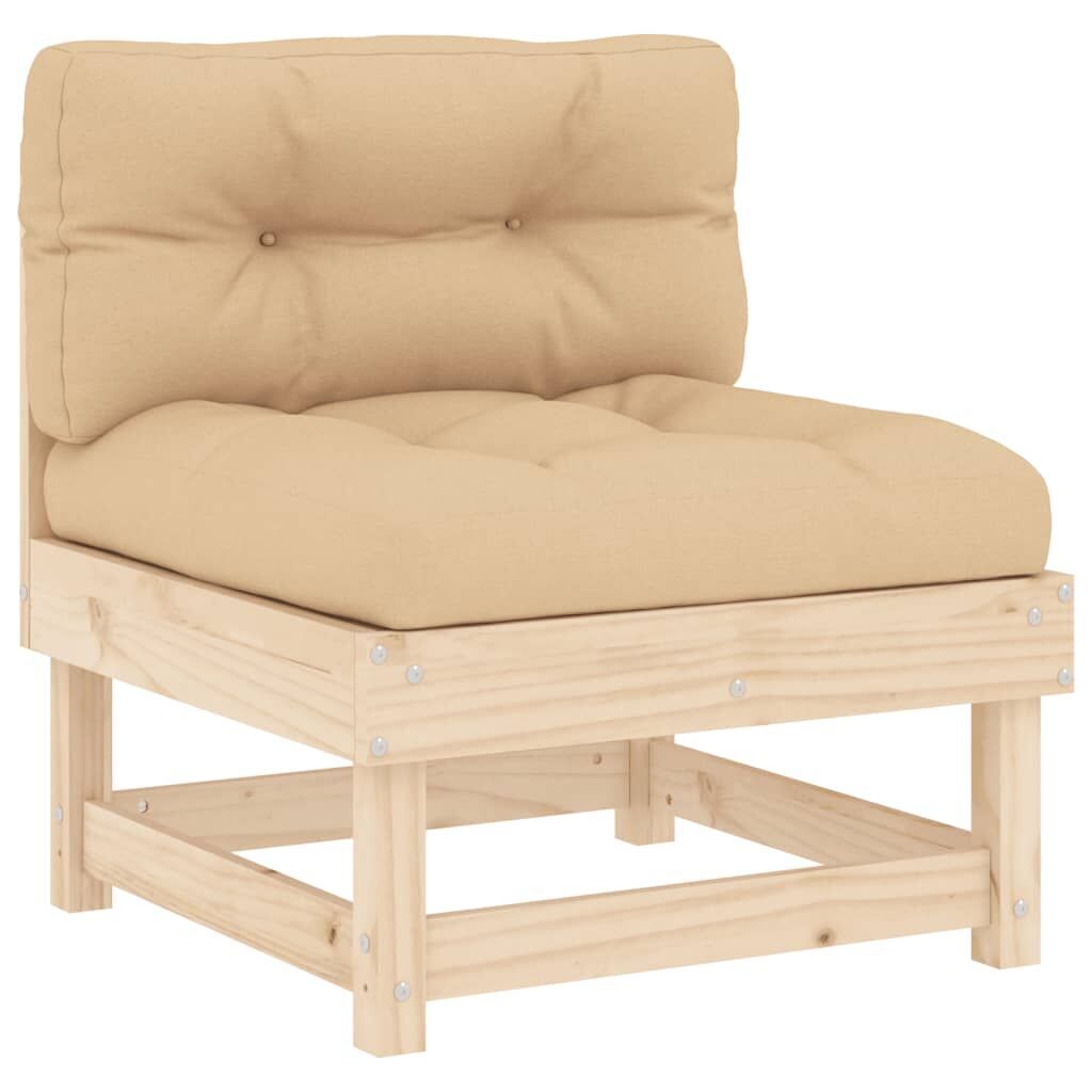 7 Piece Garden Lounge Set with Cushions Solid Wood Price