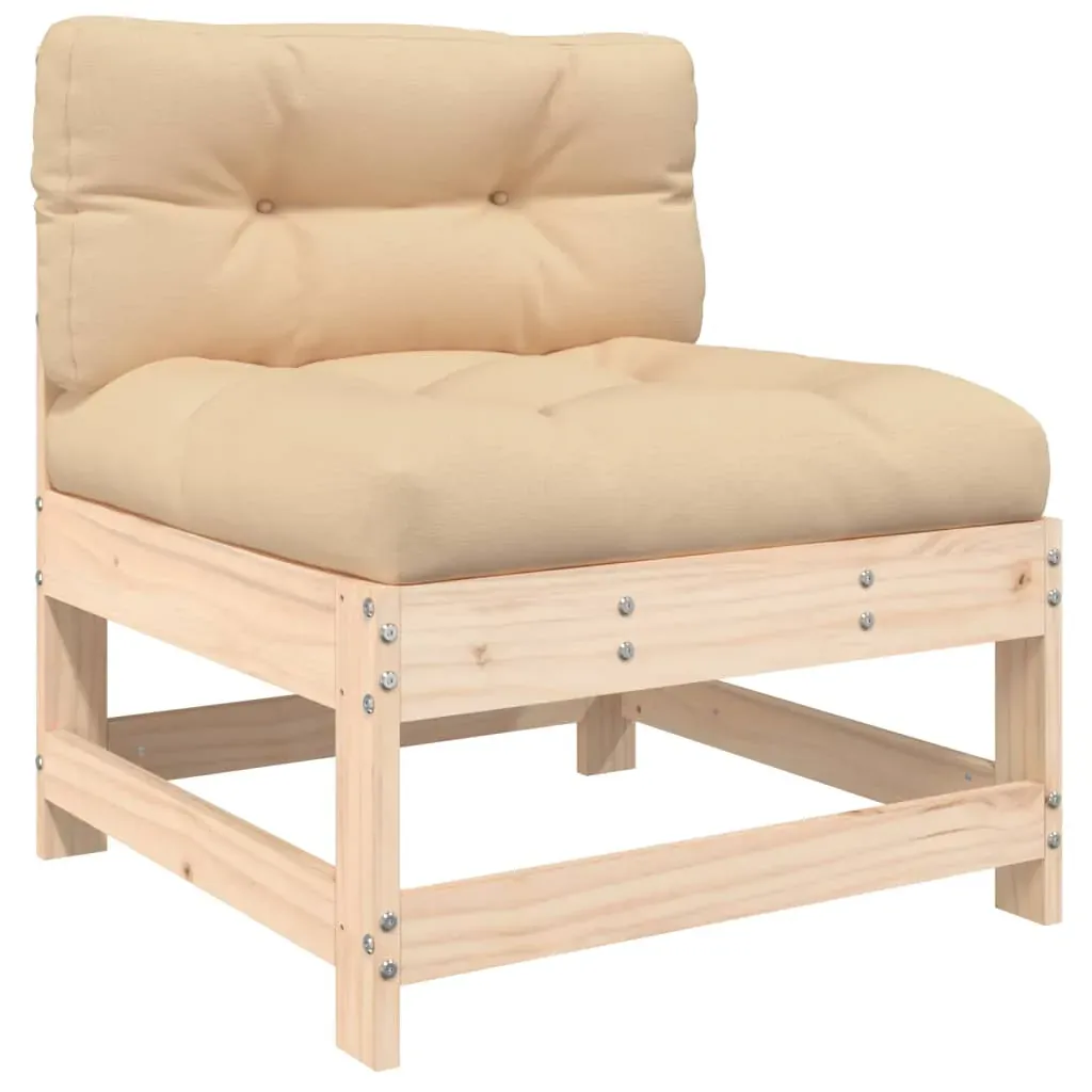 10 Piece Garden Lounge Set with Cushions Solid Wood Price