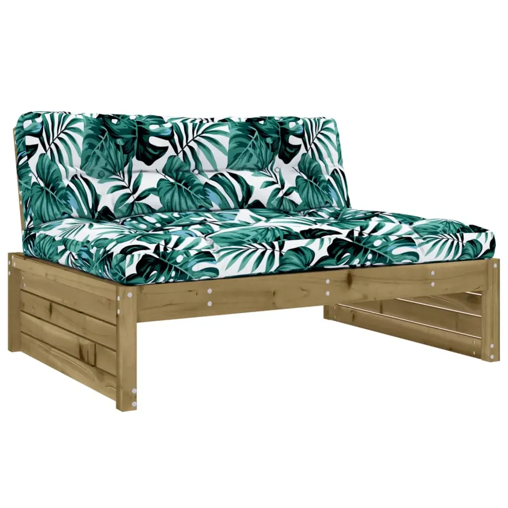 5 Piece Garden Lounge Set with Cushions Impregnated Wood Pine Price