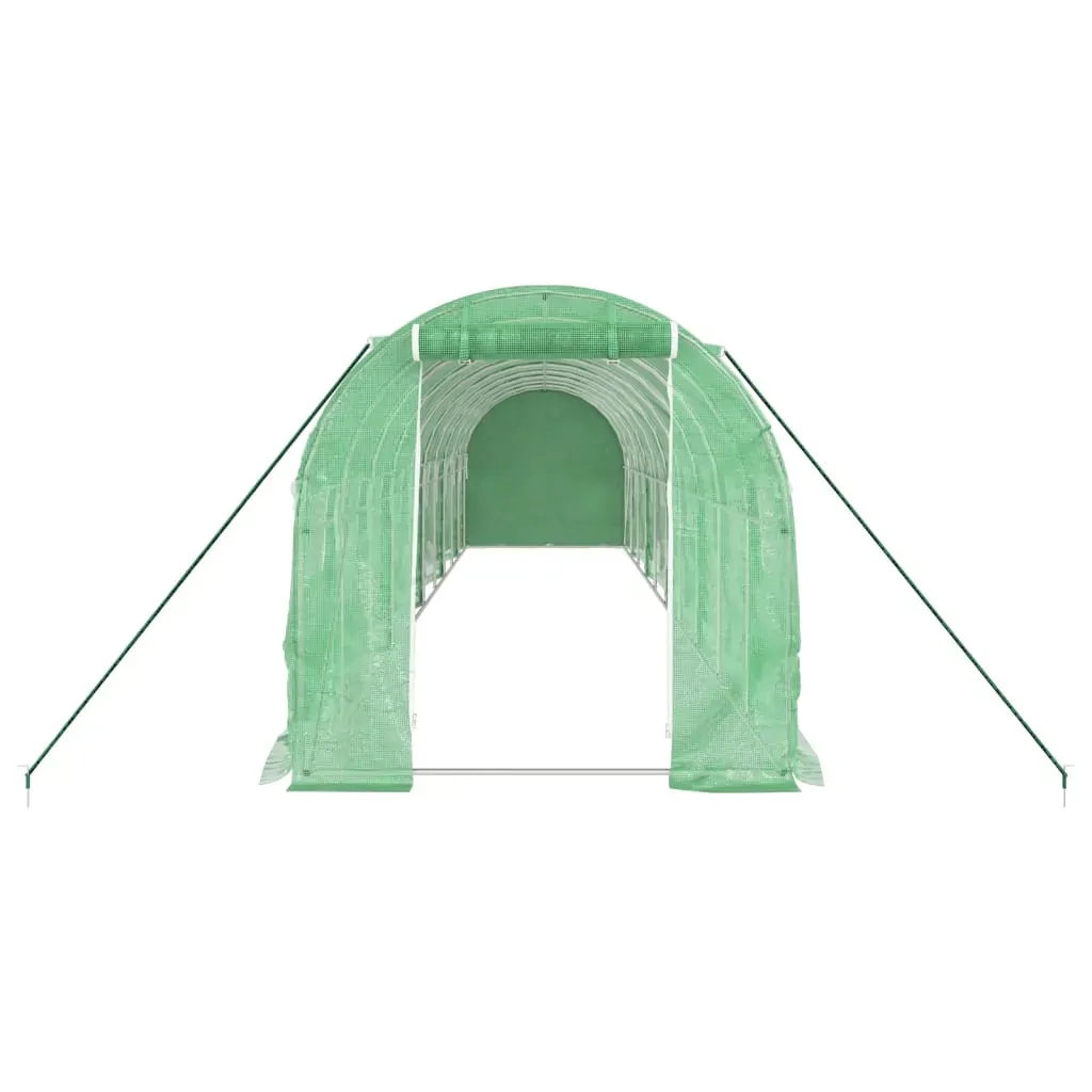 Greenhouse with Steel Frame Green 20 m² 10x2x2 m Price