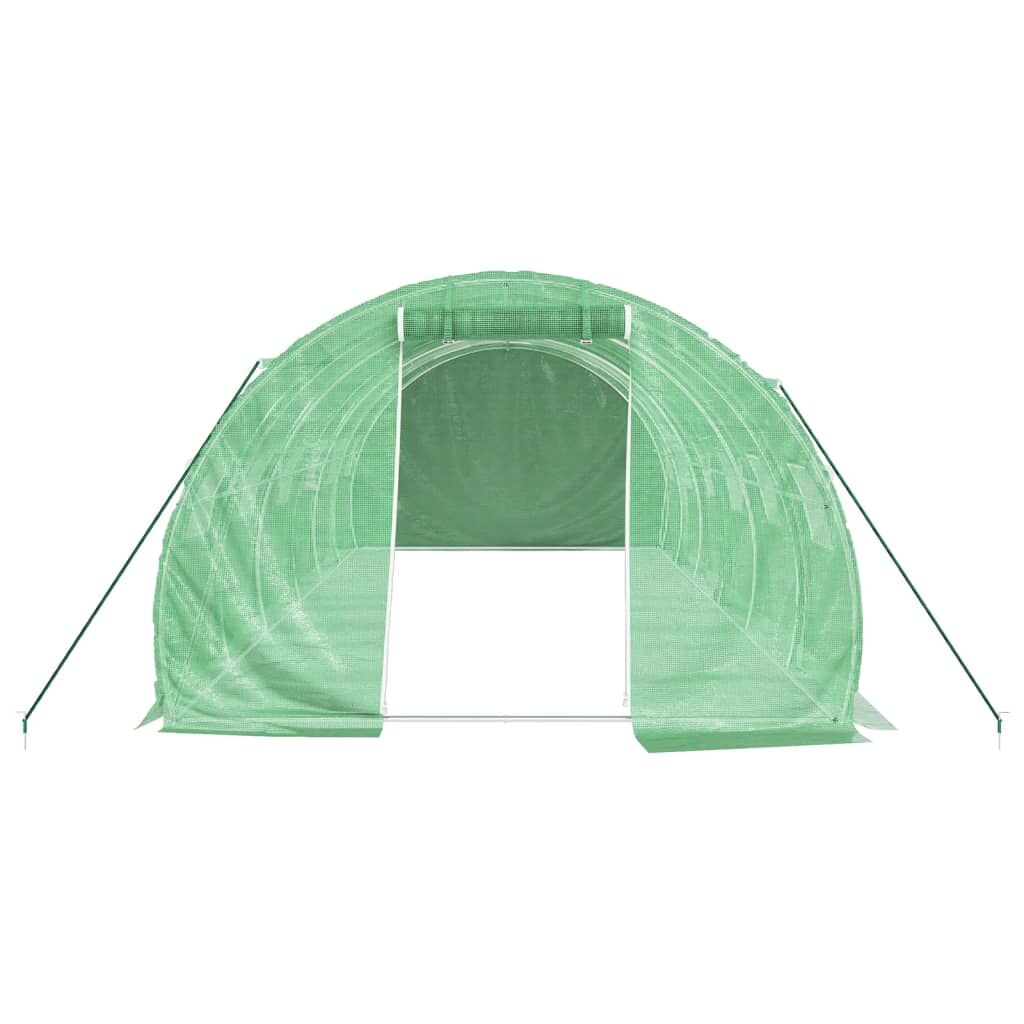 Greenhouse with Steel Frame Green 18 m² 6x3x2 m Price