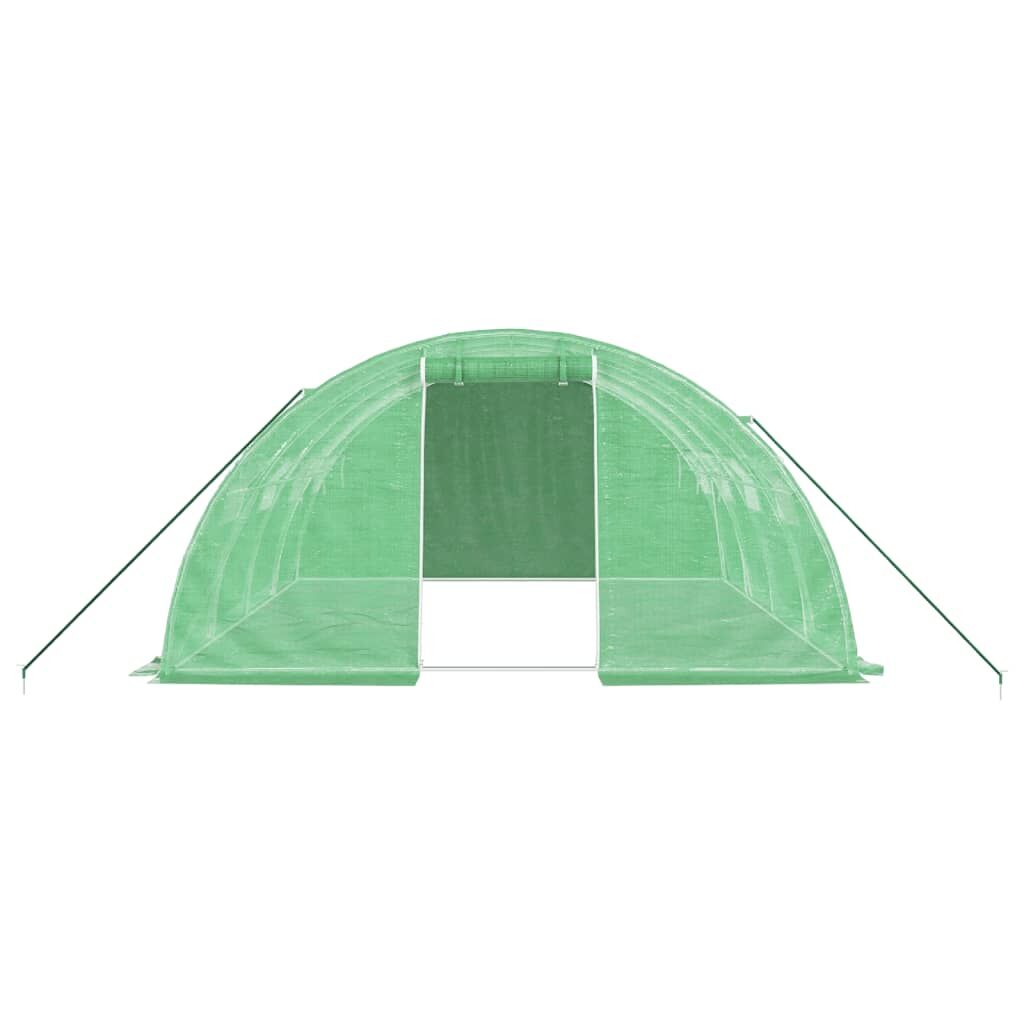 Greenhouse with Steel Frame Green 16 m² 4x4x2 m Price