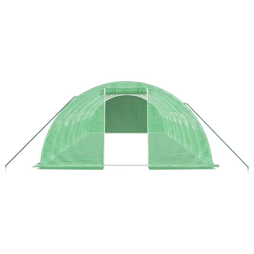 Greenhouse with Steel Frame Green 32 m² 8x4x2 m Price