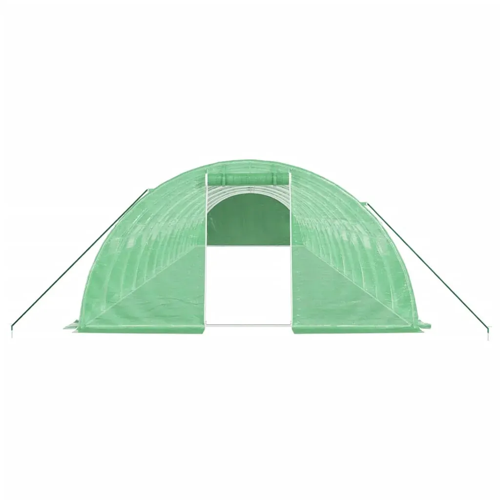 Greenhouse with Steel Frame Green 56 m² 14x4x2 m Price