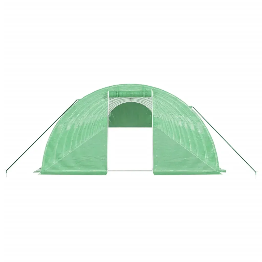 Greenhouse with Steel Frame Green 64 m² 16x4x2 m Price