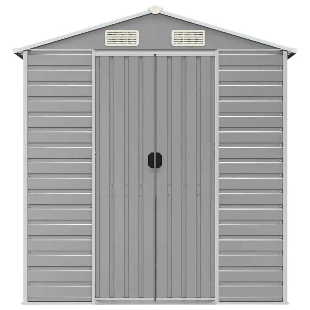 Garden Shed Light Grey 191x980x198 cm Galvanised Steel Price