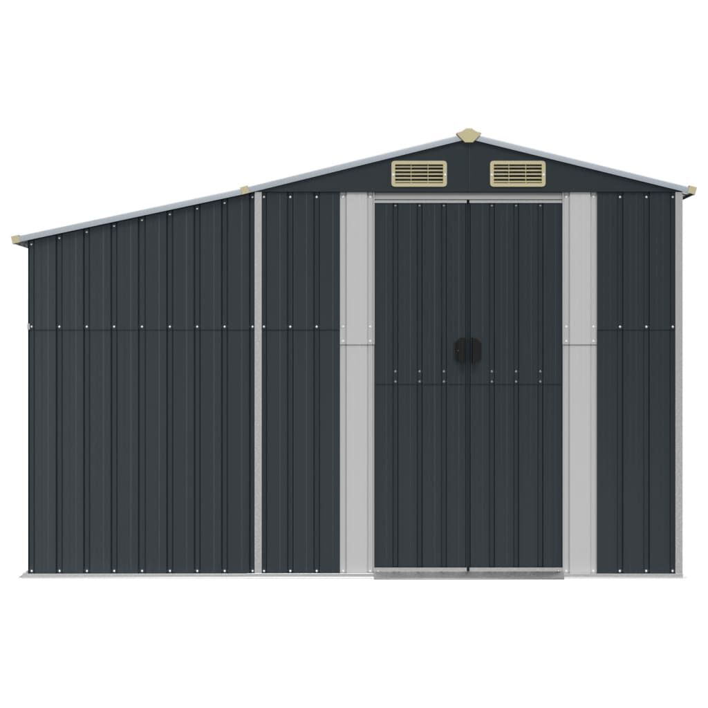 Garden Shed Anthracite 277x192.5x179 cm Galvanised Steel Price