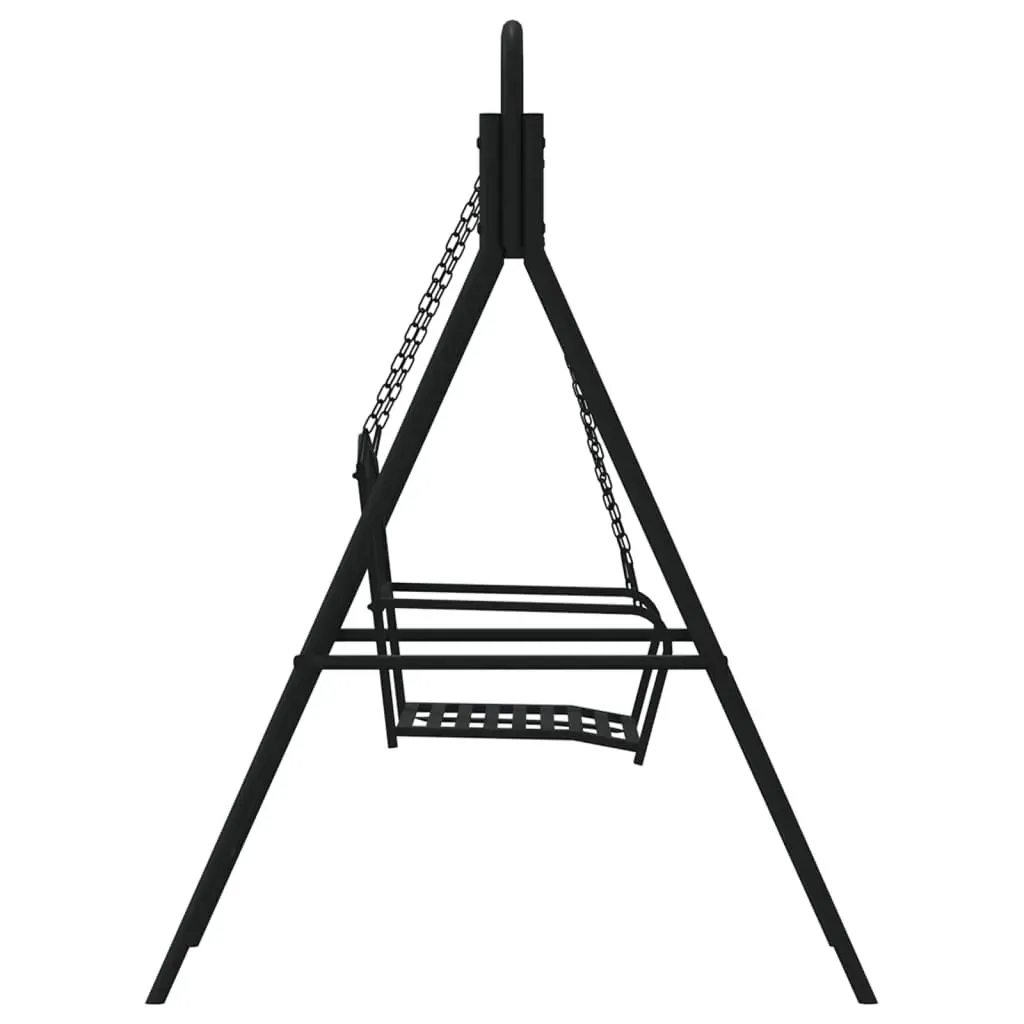 Swing Bench 124 cm Black Steel Price