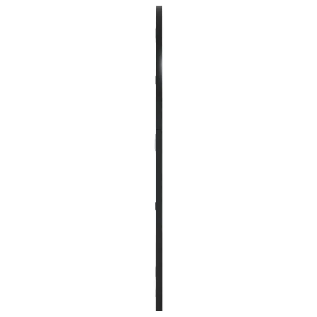 Wall Mirror Black 60x70 cm Arch Iron Price