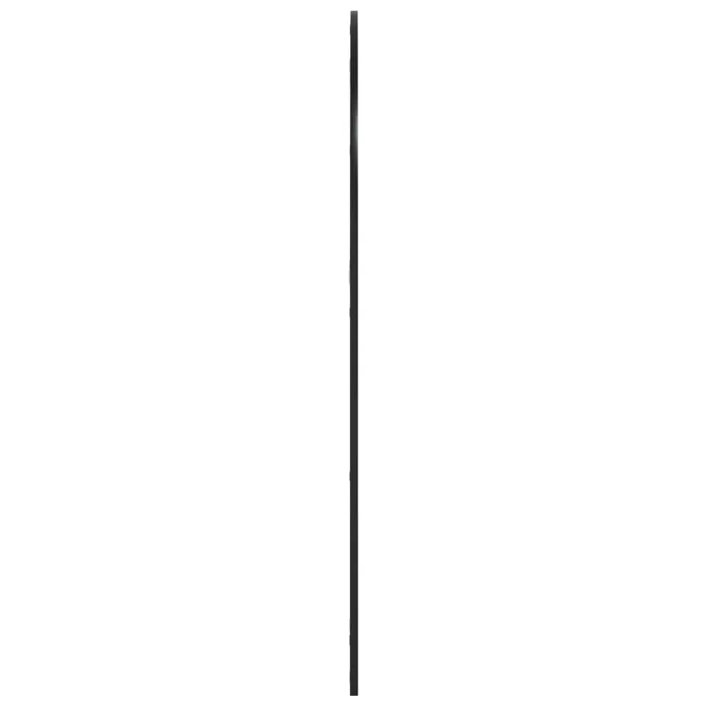 Wall Mirror Black 100x130 cm Arch Iron Price