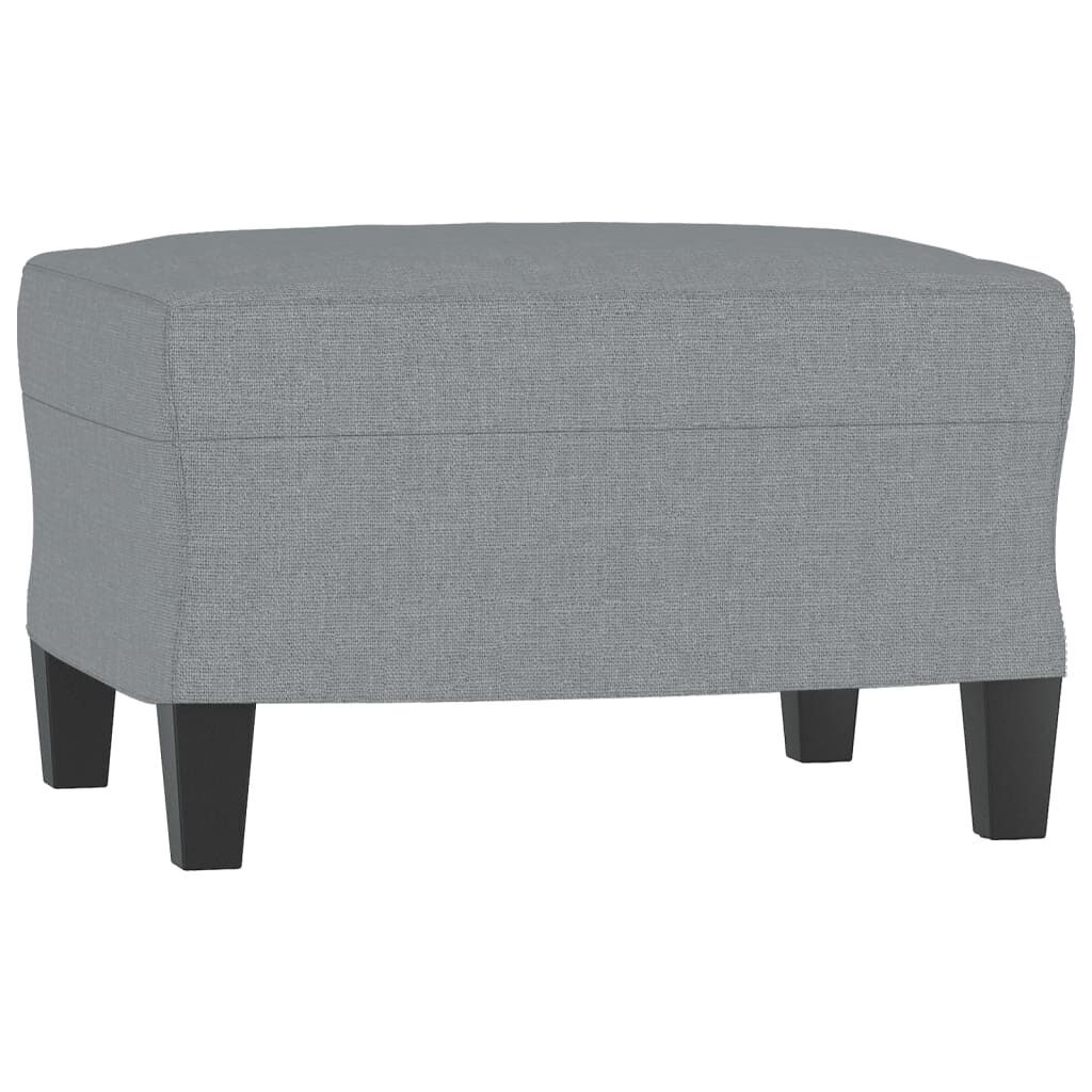 3 Piece Sofa Set with Cushions Light Grey Fabric Price