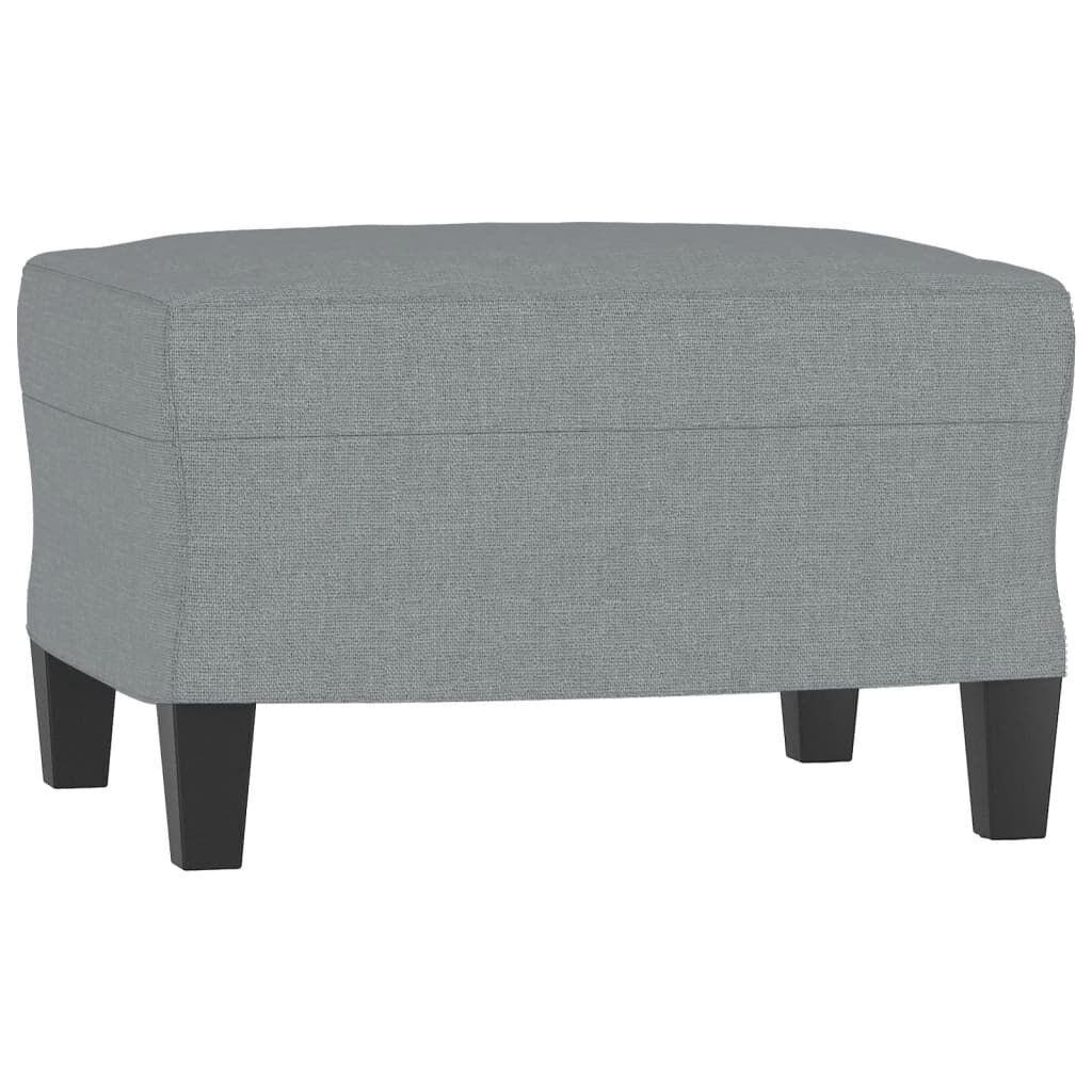 3 Piece Sofa Set with Cushions Light Grey Fabric Price