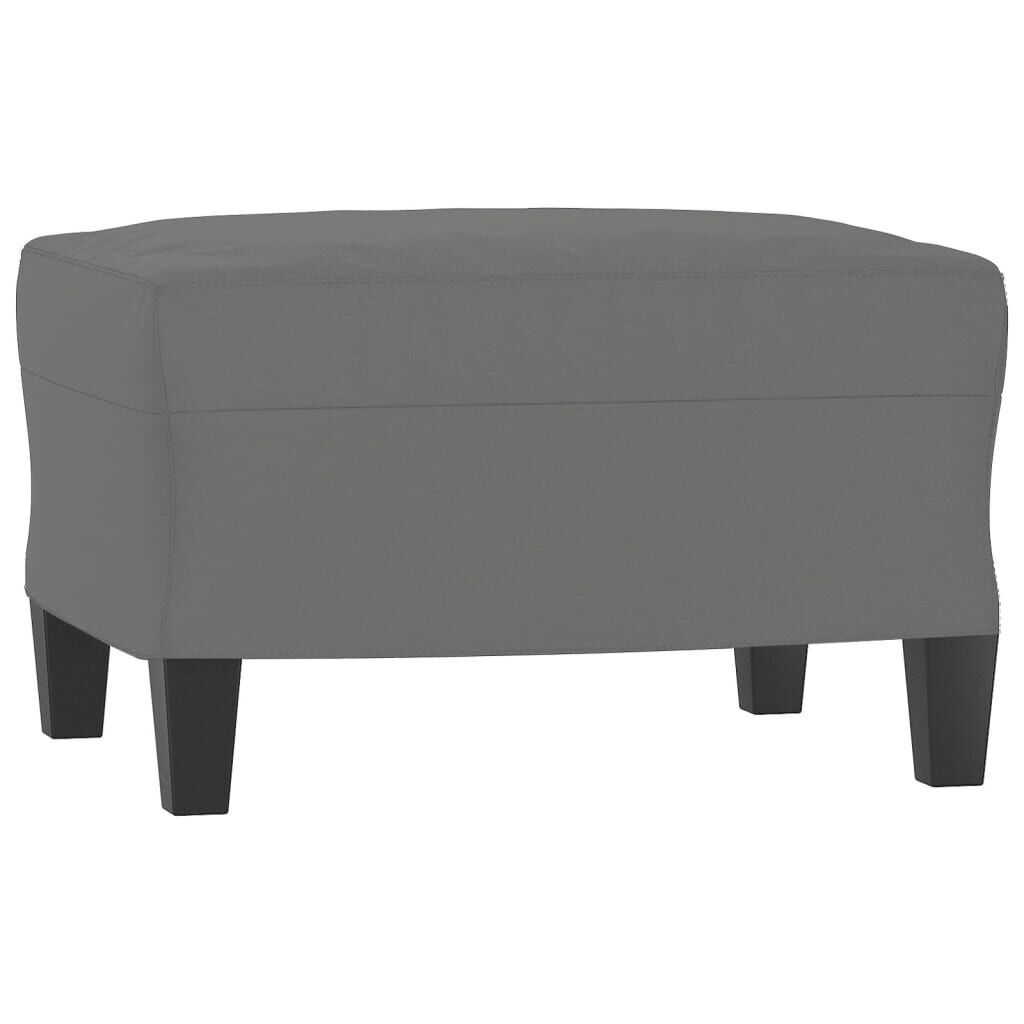 3 Piece Sofa Set with Pillows Dark Grey Microfibre Fabric Price