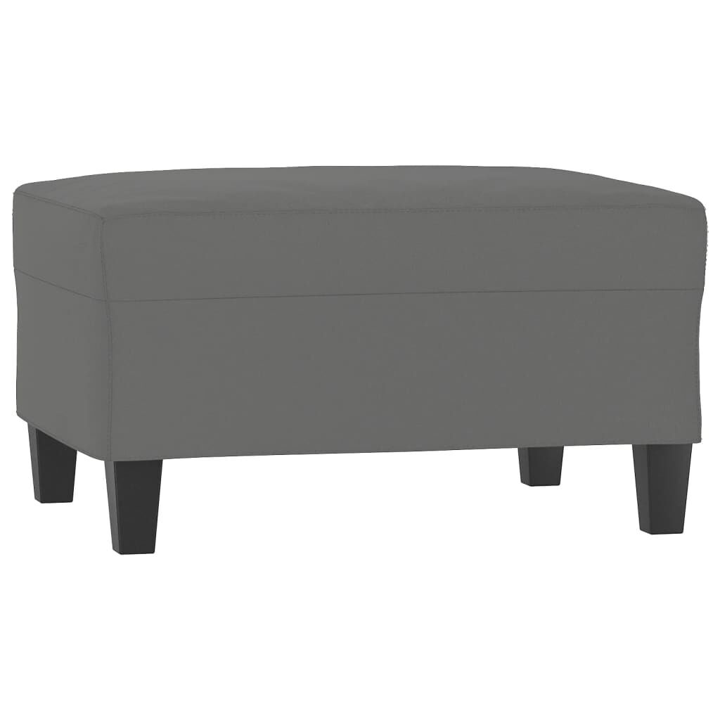 3 Piece Sofa Set with Pillows Dark Grey Microfibre Fabric Price