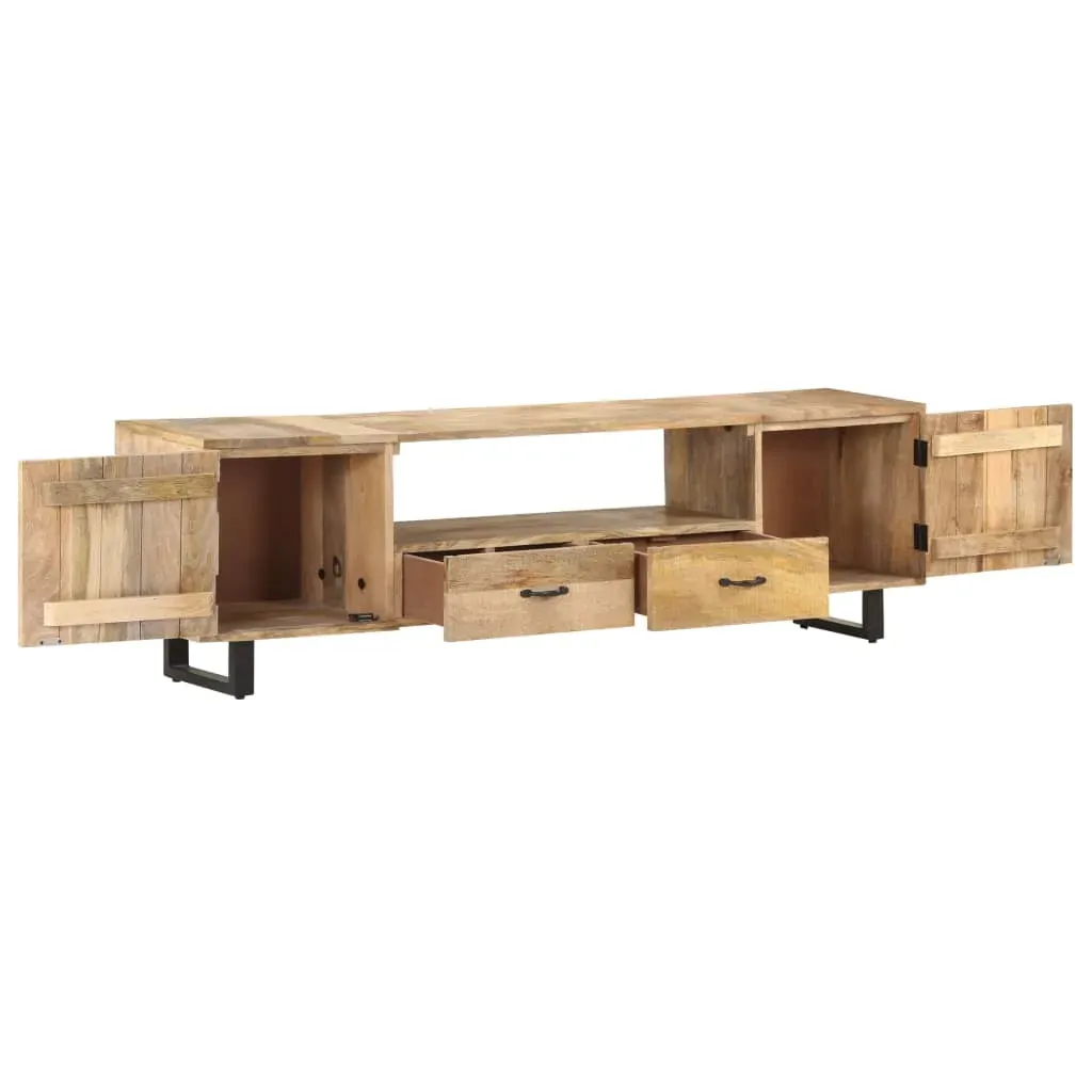TV Cabinet 160x30x45 cm Solid Mango Wood Price