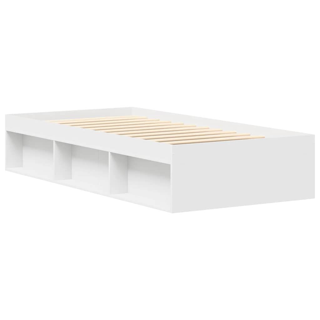 Bed Frame without Mattress White 90x190 cm Price
