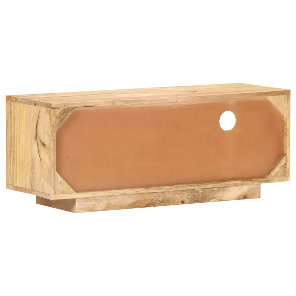 TV Cabinet 90x30x35 cm Solid Mango Wood Price
