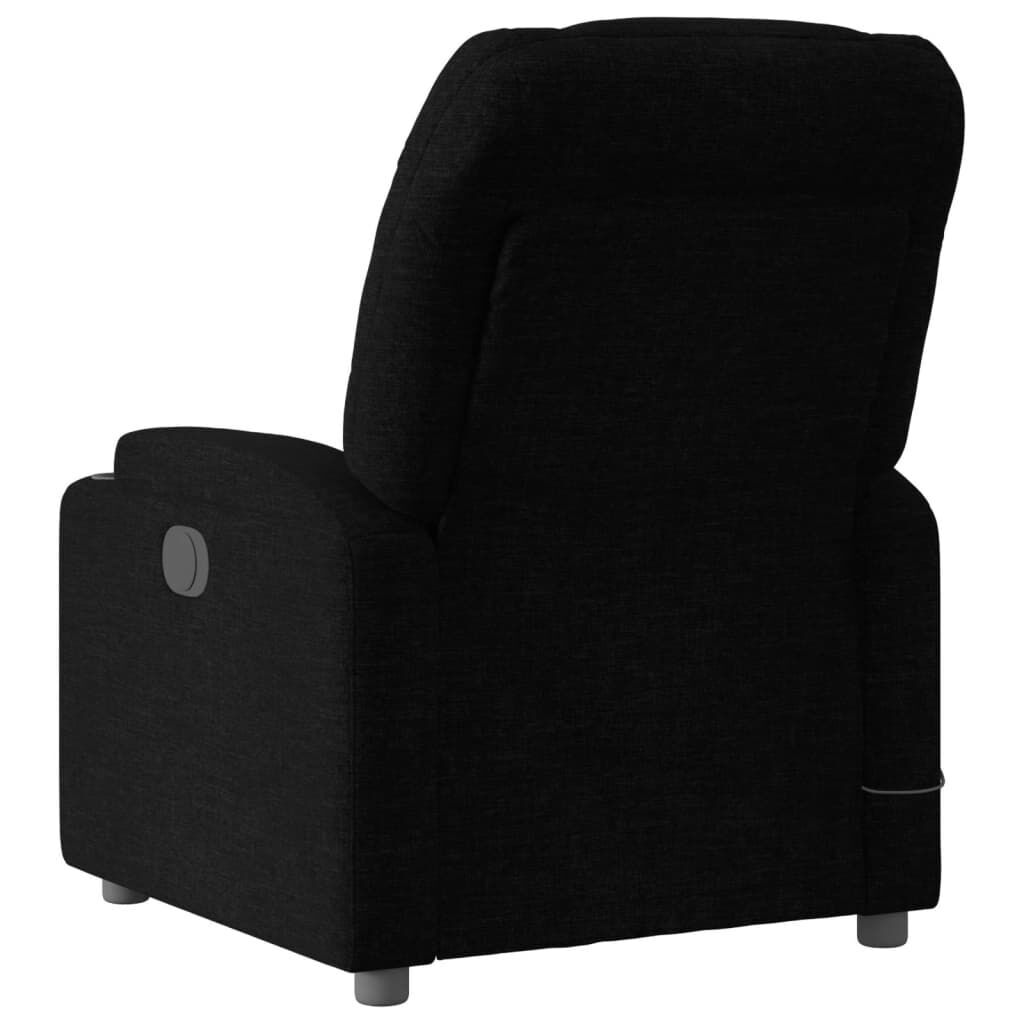 Electric Massage Recliner Chair Black Fabric Price