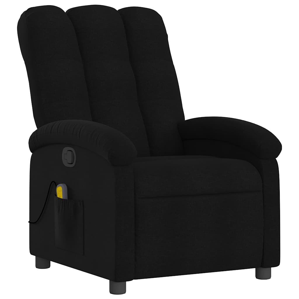 Massage Recliner Chair Black Fabric Price