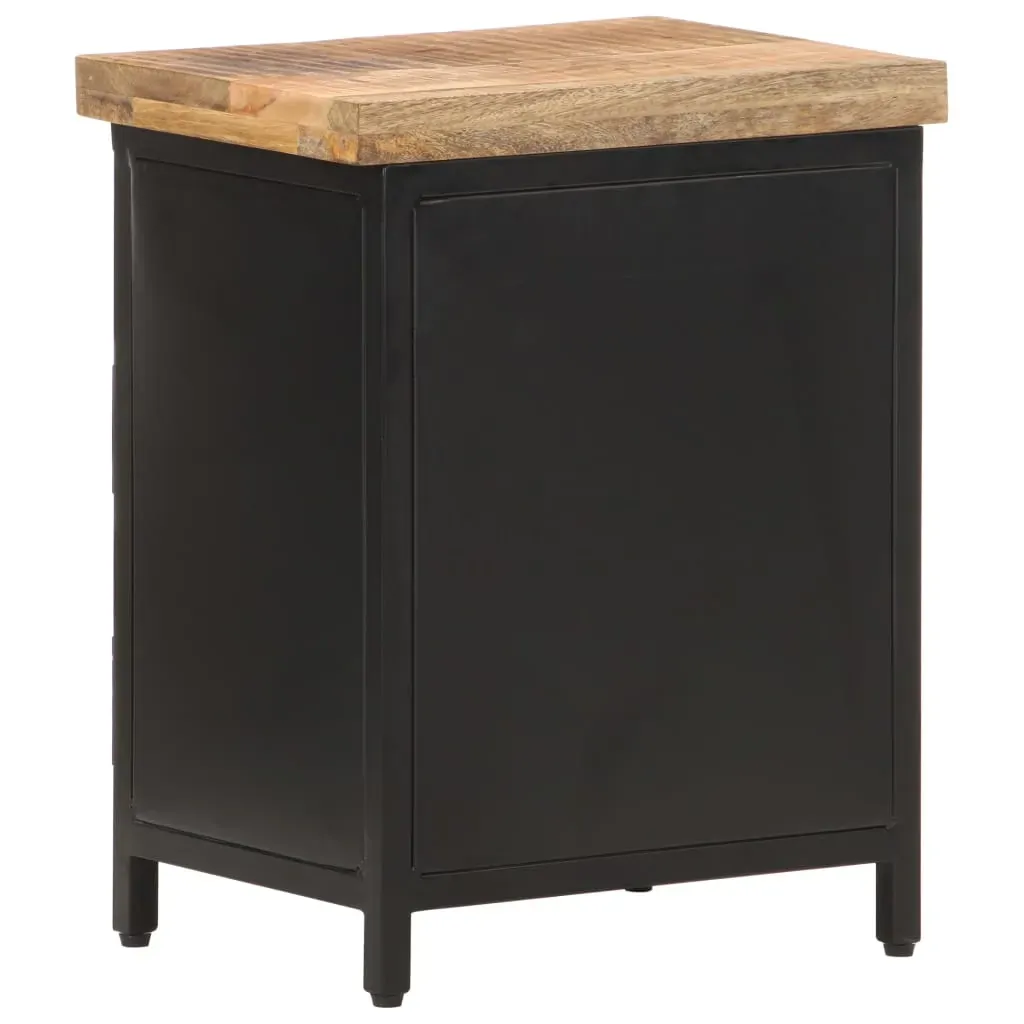 Bedside Cabinet 40x30x52 cm Rough Mango Wood Price