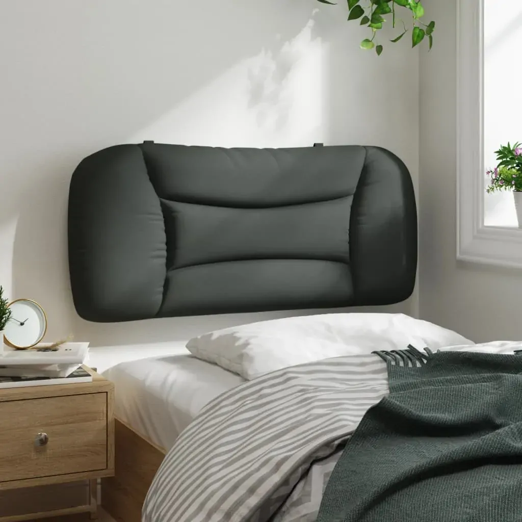 Headboard Cushion "Hvar" Dark Grey 90 cm Fabric Price