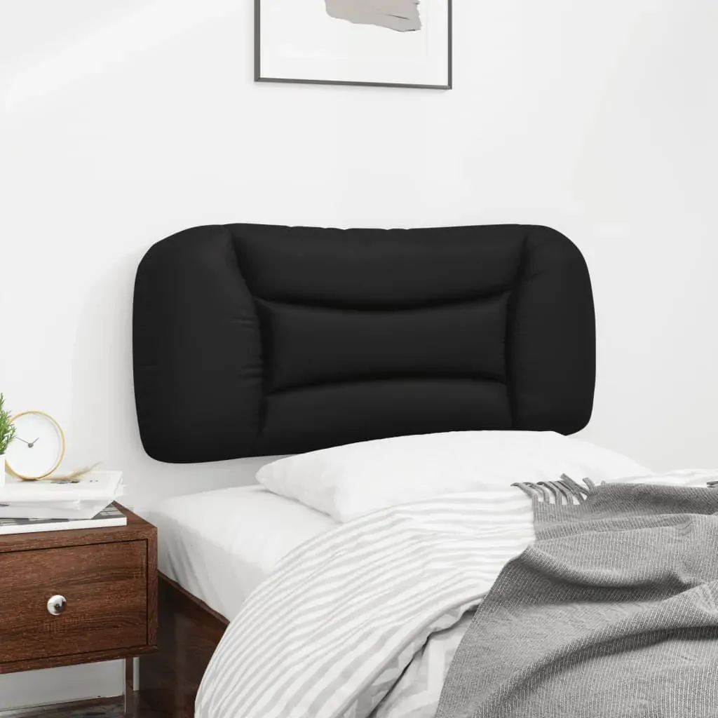 Headboard Cushion "Hvar" Black 90 cm Faux Leather Price