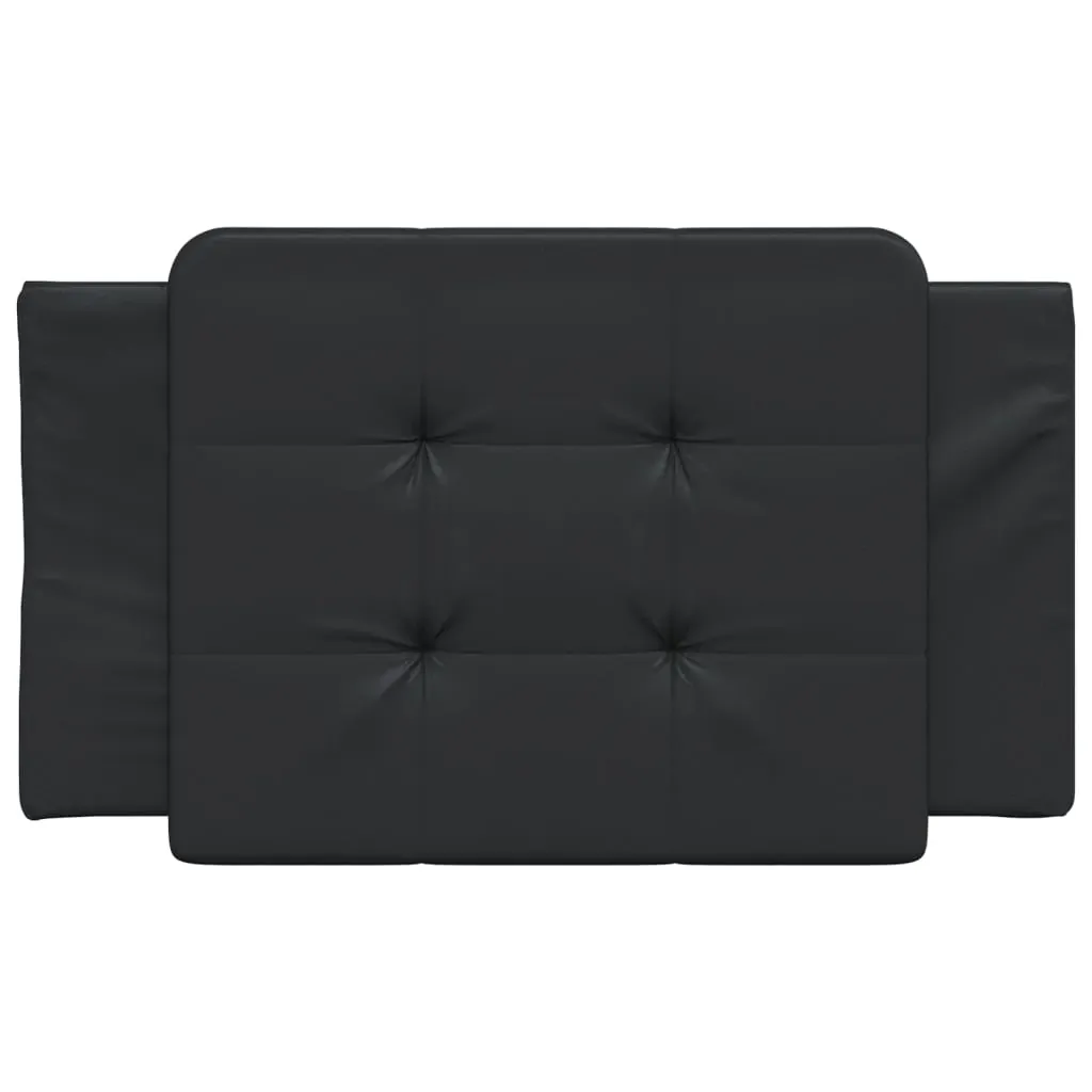 Headboard Cushion "Zadar" Black 90 cm Faux Leather Price
