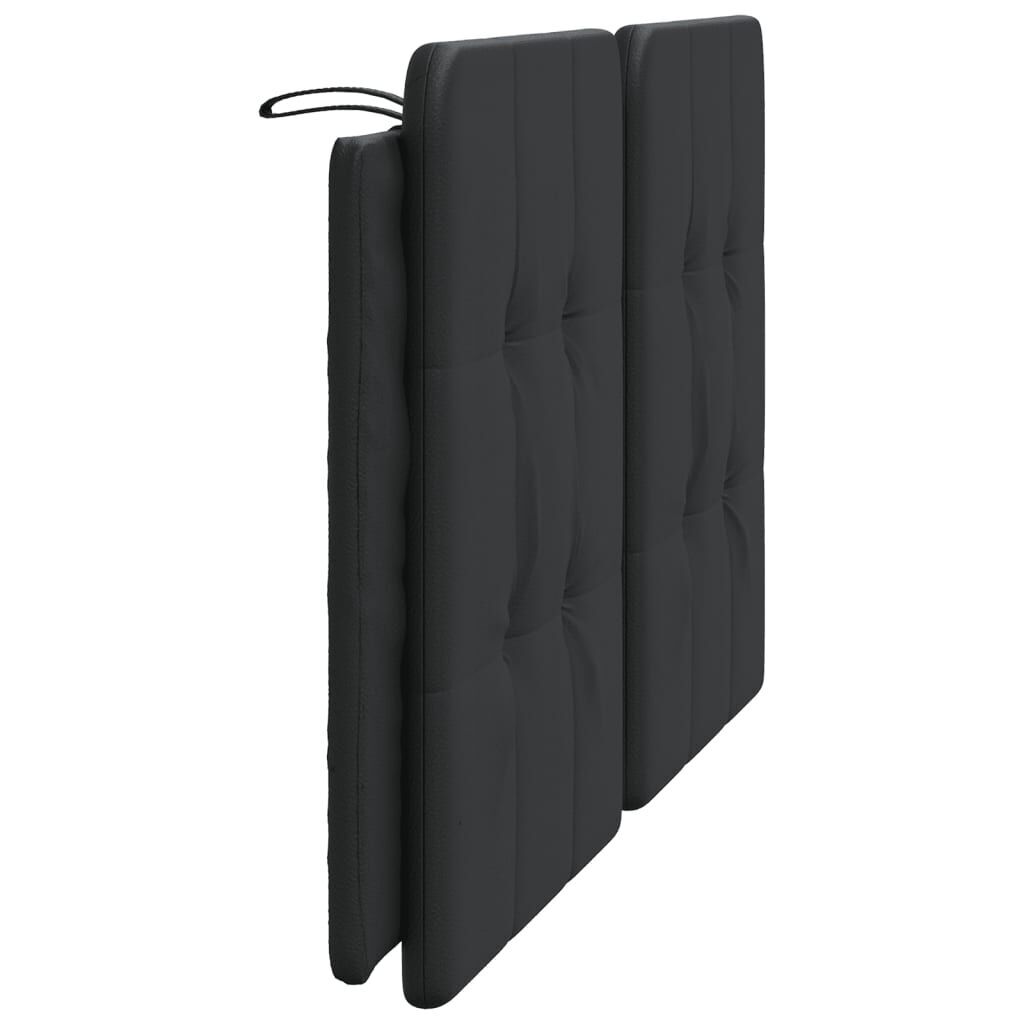 Headboard Cushion Black 153 cm Faux Leather Price