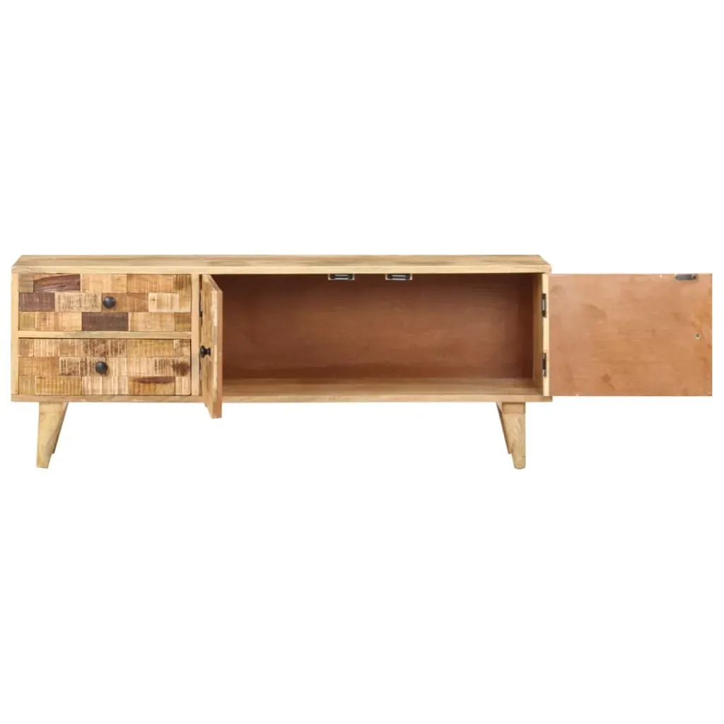 TV Cabinet 120x30x45 cm Solid Mango Wood Price