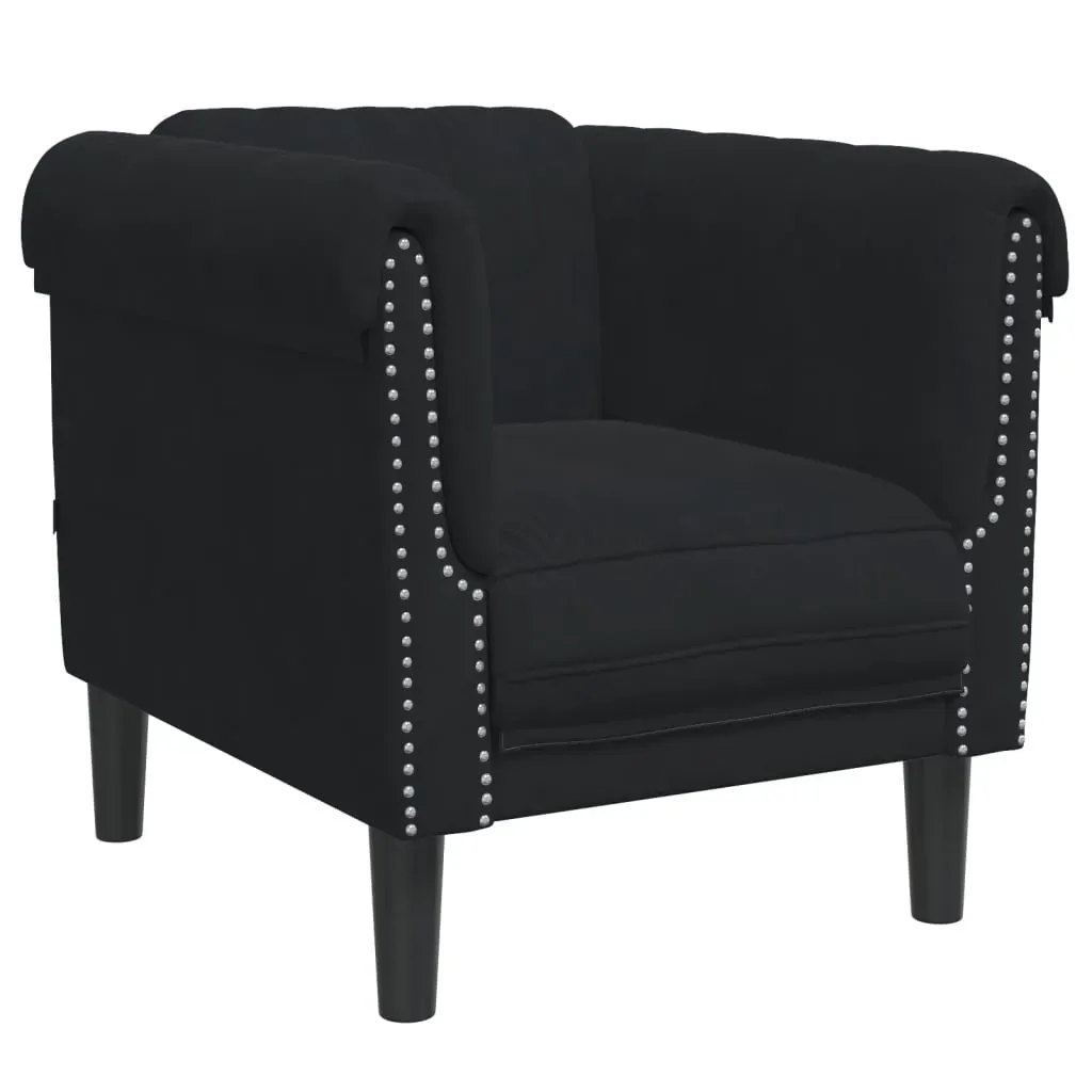 3 Piece Sofa Set Black Velvet Price