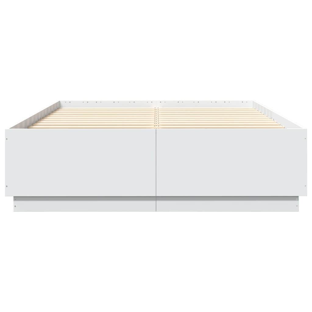 Bed Frame without Mattress White 150x200 cm Price