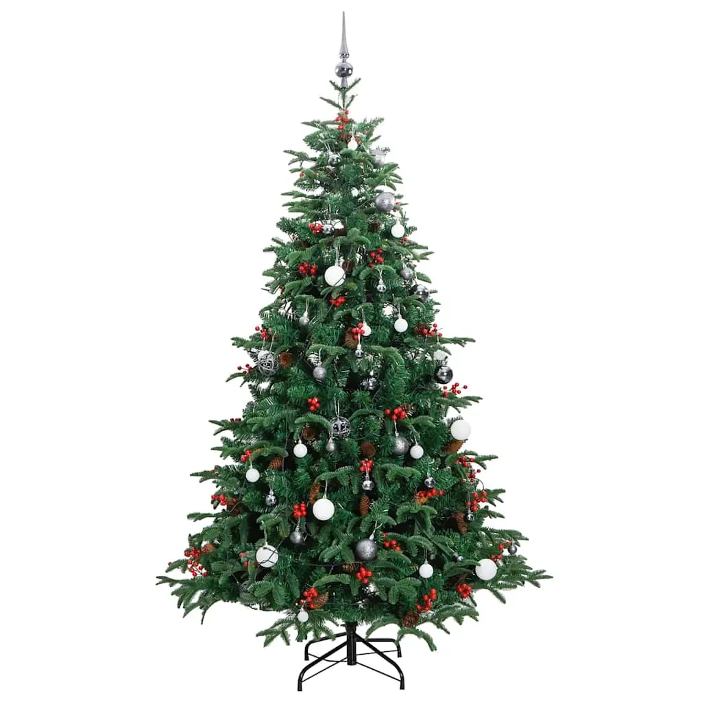 Artificial Hinged Christmas Tree with 300 LEDs & Ball Set 180 cm Price