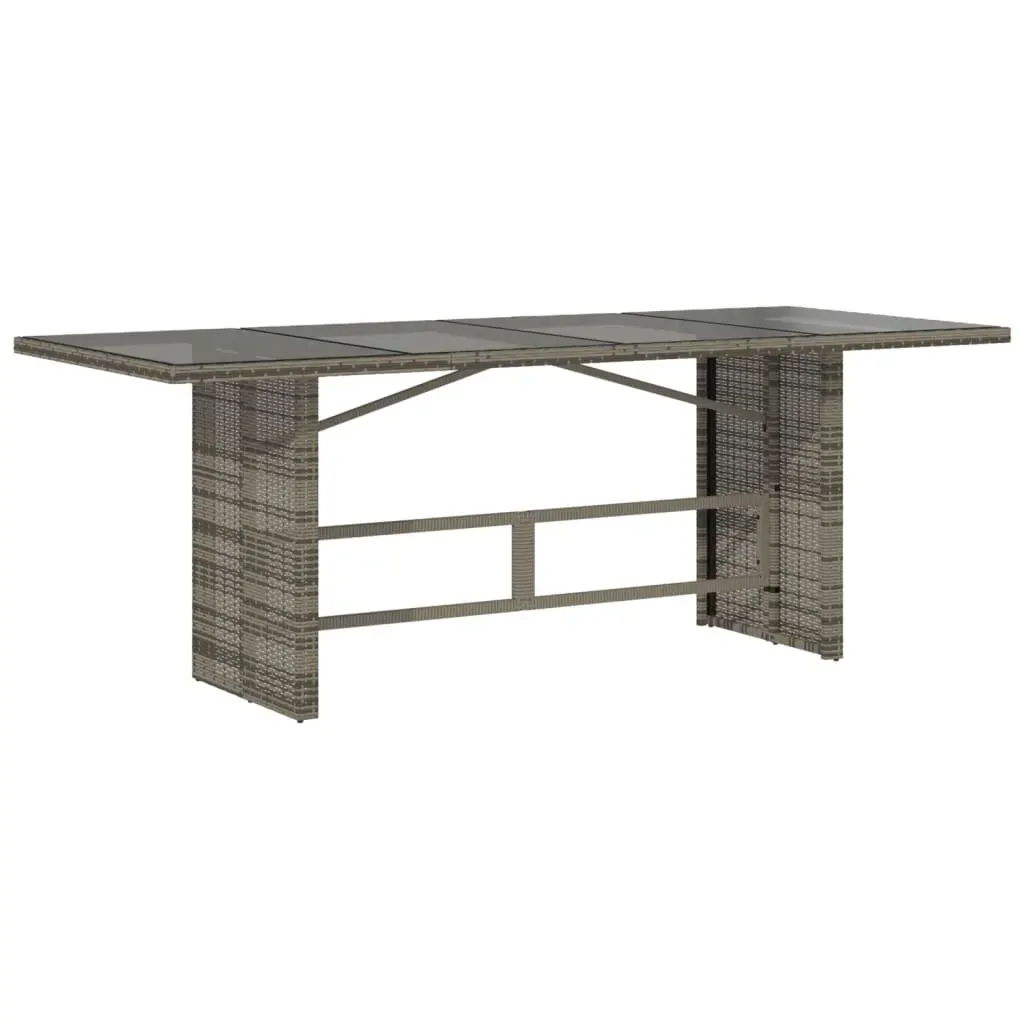 9 Piece Garden Dining Set with Cushions Grey Poly Rattan Price
