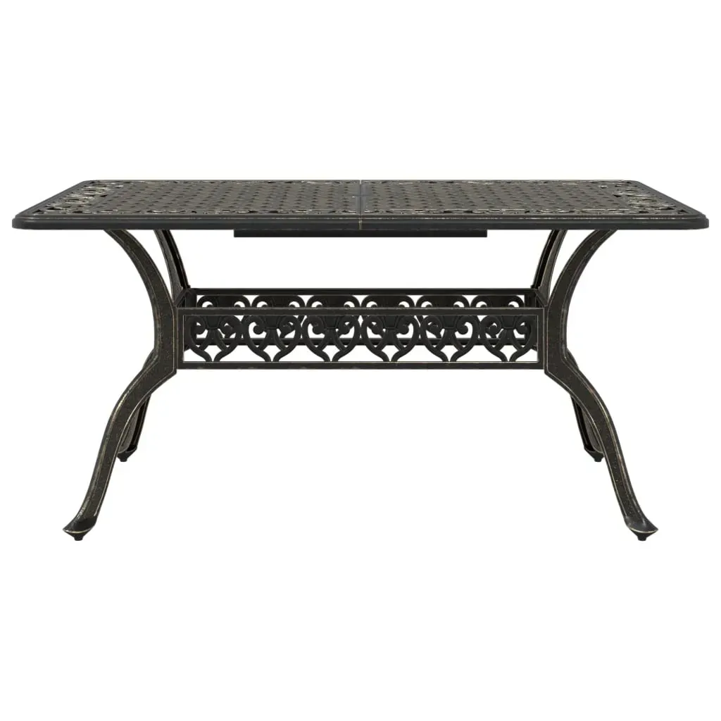 7 Piece Garden Dining Set Bronze Cast Aluminium Price