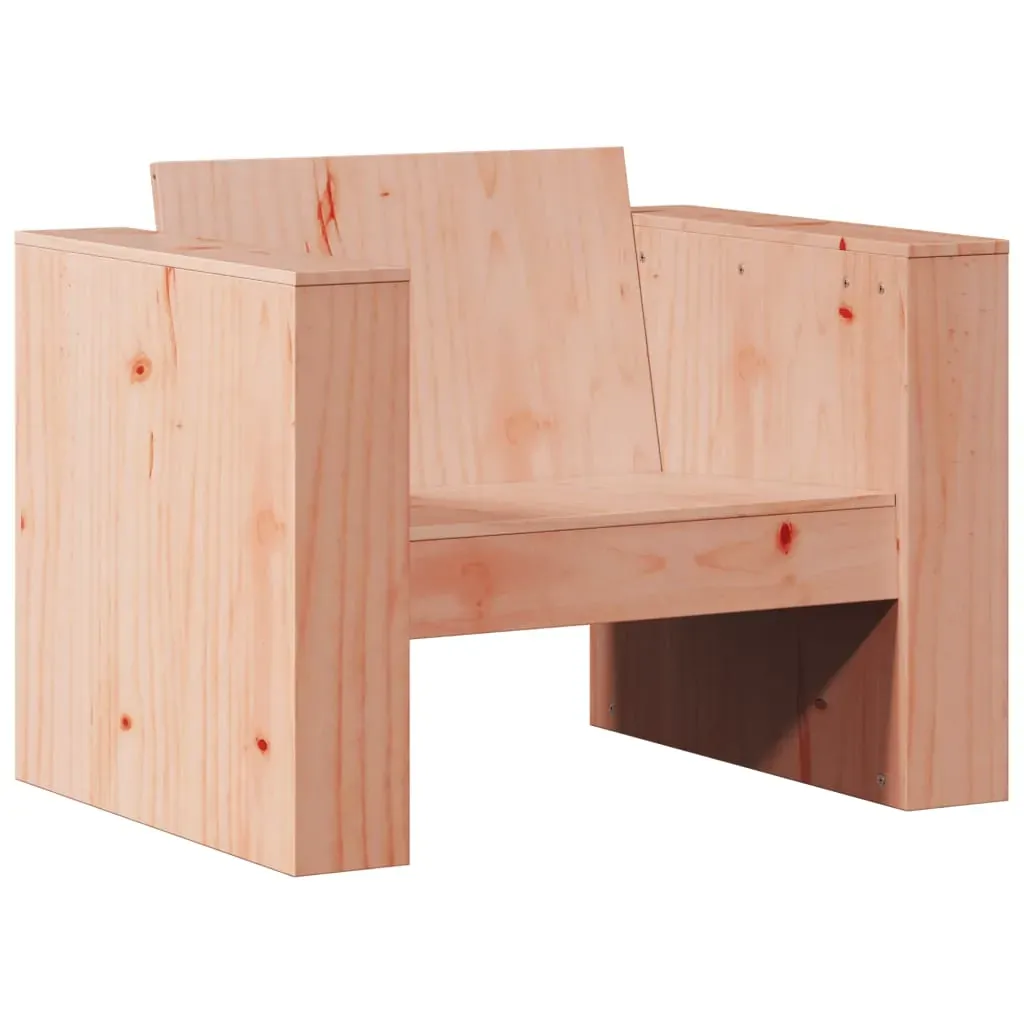 2 Piece Garden Lounge Set Solid Wood Douglas Price